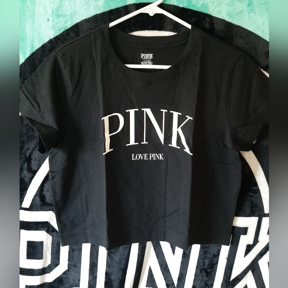 Vs Pink Crop Top